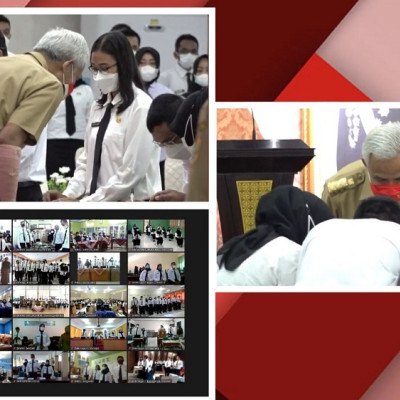 Penerimaan PPPK SMK Negeri 1 Bawen Secara Simbolis