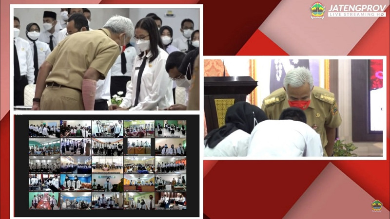 Penerimaan PPPK SMK Negeri 1 Bawen Secara Simbolis