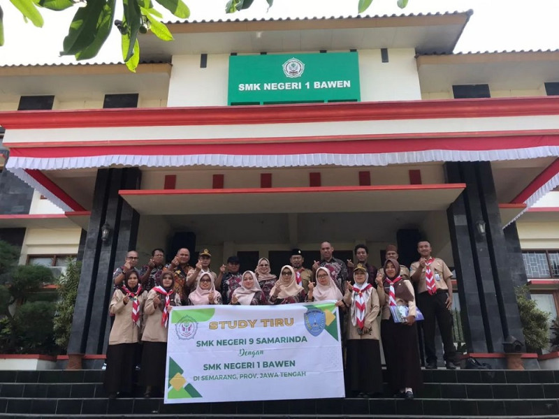 Studi Tiru oleh SMK Negeri 9 Samarinda, Kalimantan Timur