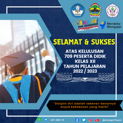 PENGUMUMAN KELULUSAN PESERTA DIDIK KELAS XII TAHUN AJARAN 2022/2023