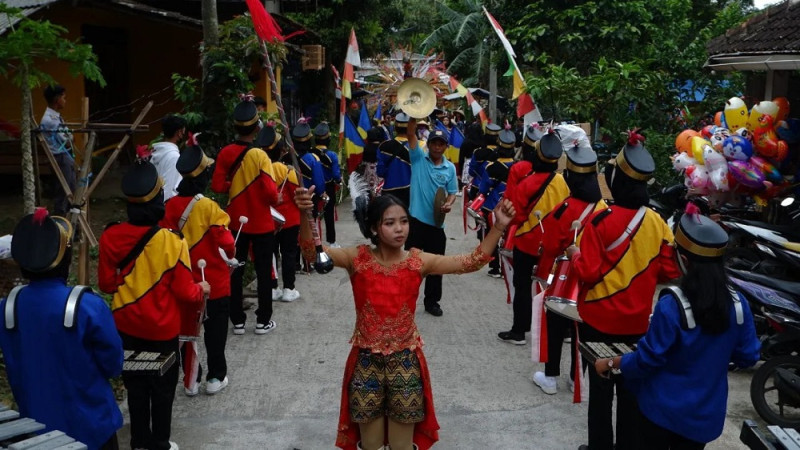 Kirab Budaya di Desa Blater Kecamatan Bandungan