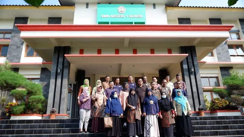 Kunjungan dari Kepala Bidang PTK dan Kurikulum Sulawesi Barat ke SMK Negeri 1 Bawen