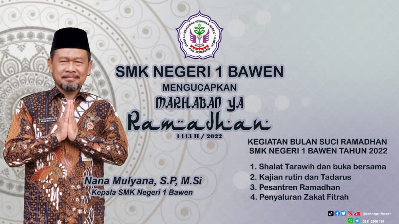 SMK Negeri 1 Bawen mengisi Ramadhan
