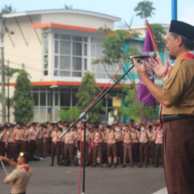 SMK Negeri 1 Bawen Merayakan HUT Pramuka Tahun 2022