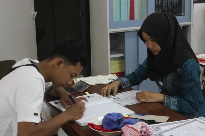 Cap Tiga Jari dan Pengambilan Ijazah Alumni 2021/2022