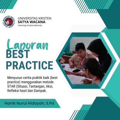Menyusun Cerita Praktik Baik (Best Practice) Menggunakan Metode Star (Situasi, Tantangan, Aksi, Refleksi Hasil Dan Dampak) Terkait Pengalaman Mengatasi Permasalahan Siswa Dalam Pembelajaran