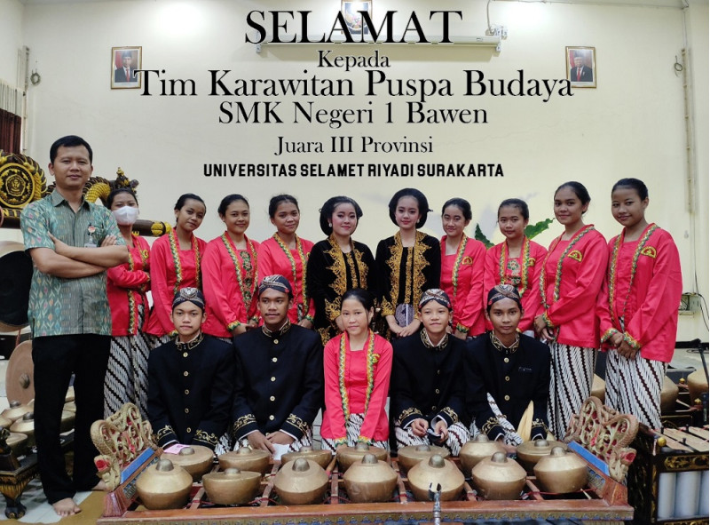 Lomba Karawitan Puspa Budaya SMK Negeri 1 Bawen