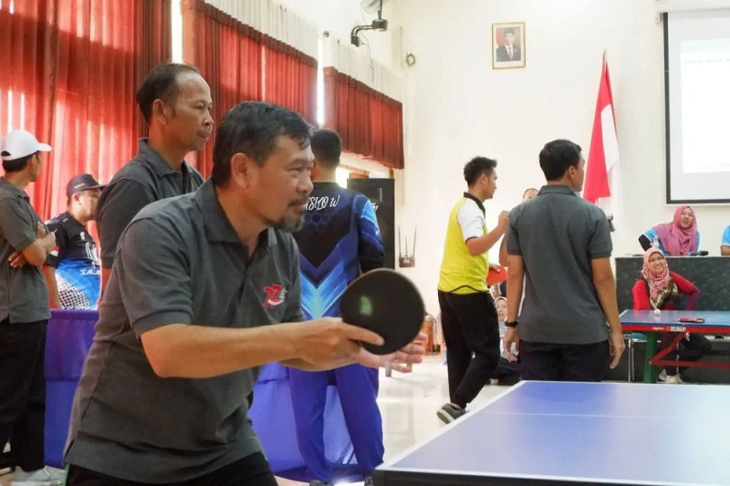 Lomba Tenis Meja SMK Negeri 1 Bawen